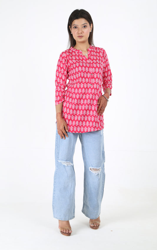 Printed Short Top