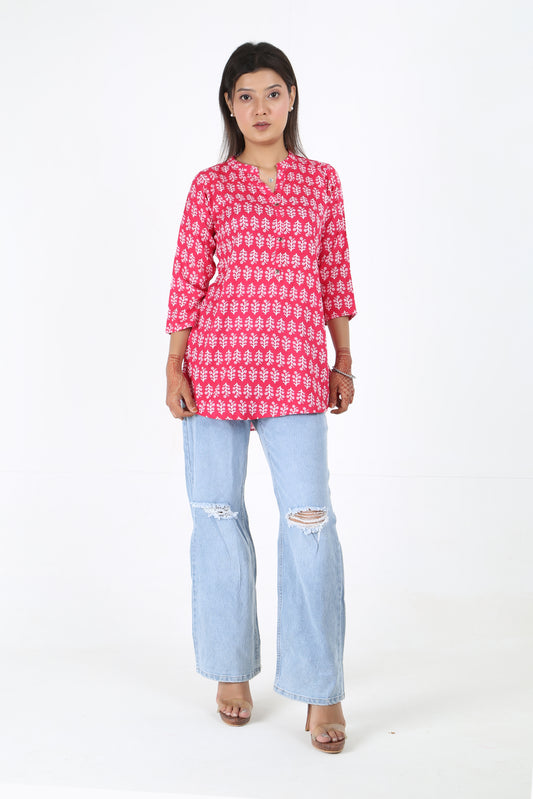 Printed Short Top