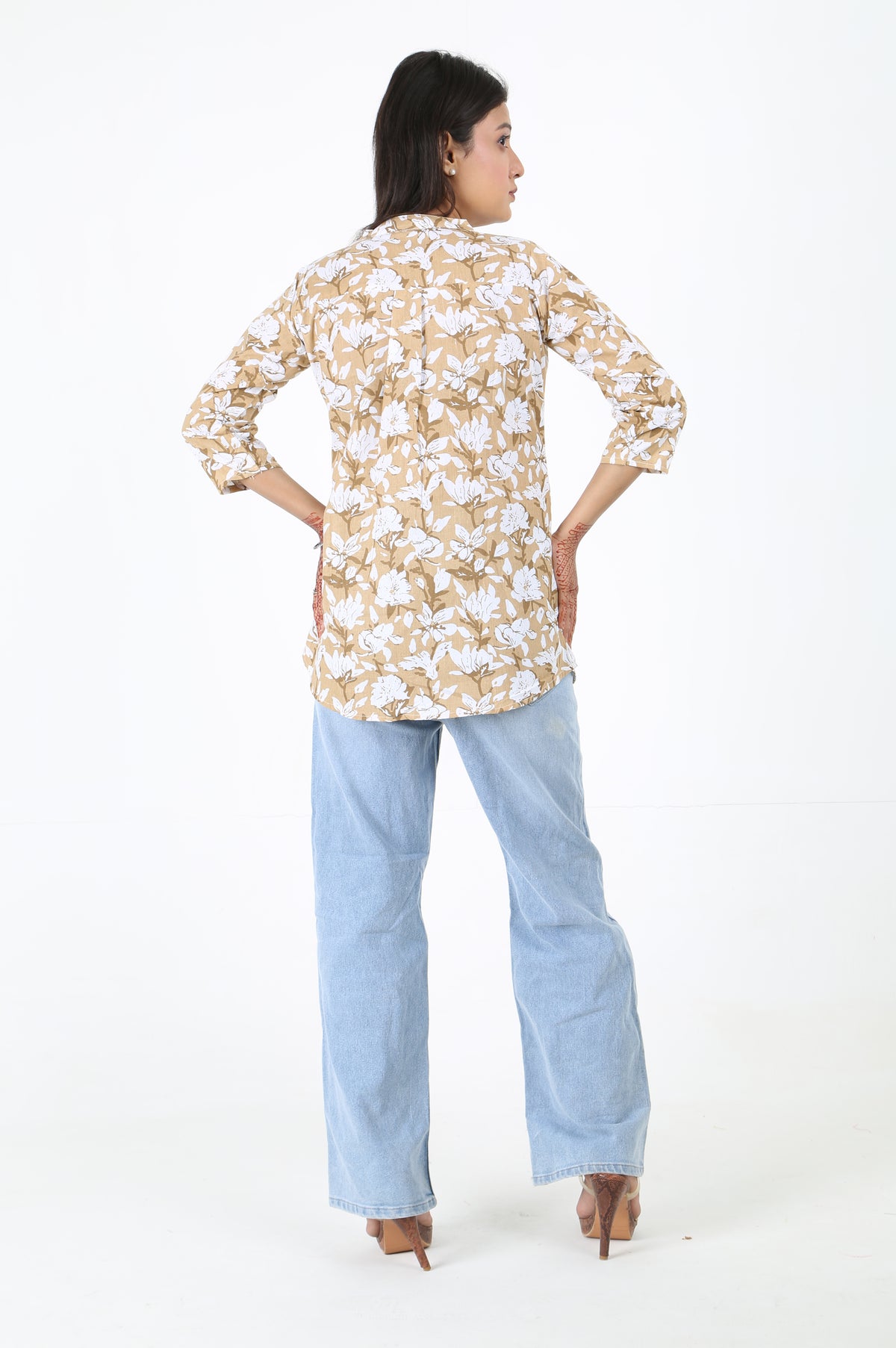 Floral Printed Short Kurtis